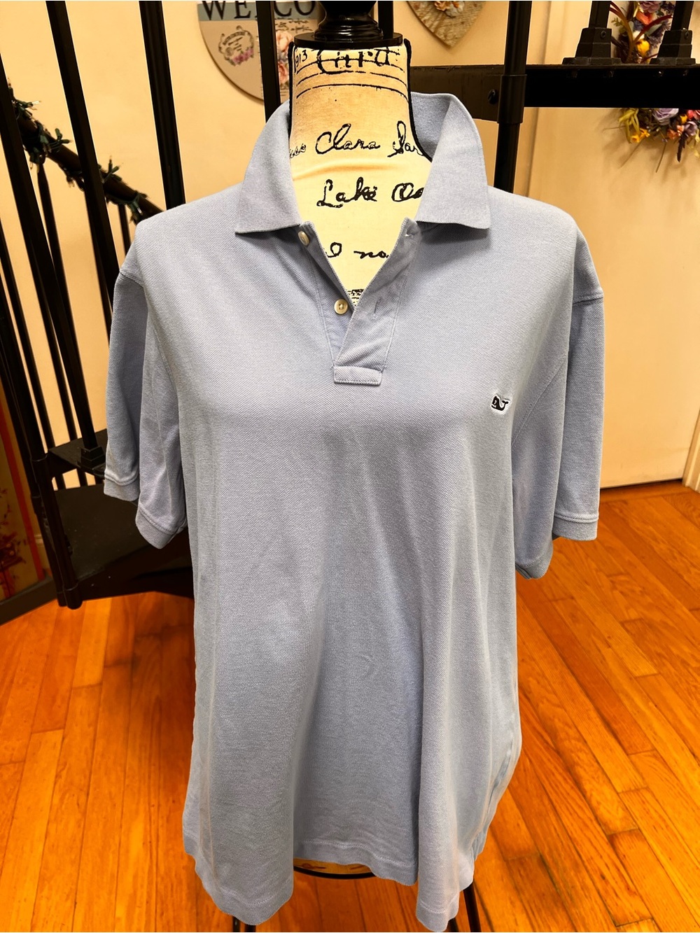 Vineyard Vines Pale Blue Men’s Polo
